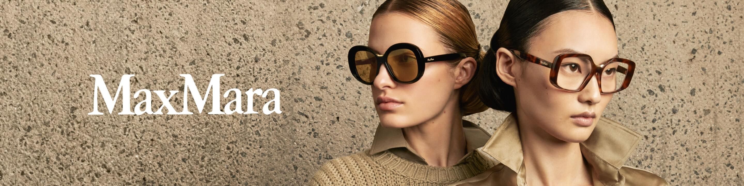 MaxMara designer sunglassess desktop banner