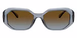 Denim Transparent / Brown Blue Gradient