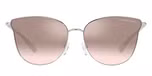 SILVER / Silver pink gradient mirror