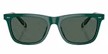 Shiny Red Havana / Dark Green