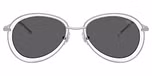 Matte silver / Solid grey