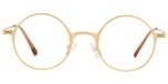 Gold with Brown Clip-on