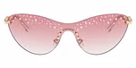Pale Gold / Gold / Clear Gradient Pink