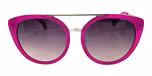 Purple / Matt silver / Gradient grey color UV400 protection lenses