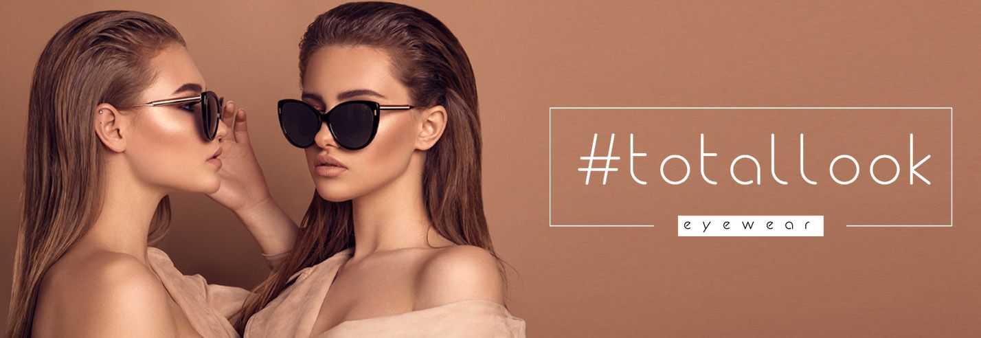 #totallook designer sunglassess desktop banner