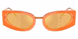 Orange / Orange mirror rose gold