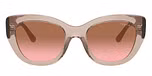 Transparent Caramel / Brown / Pink Gradient Brown