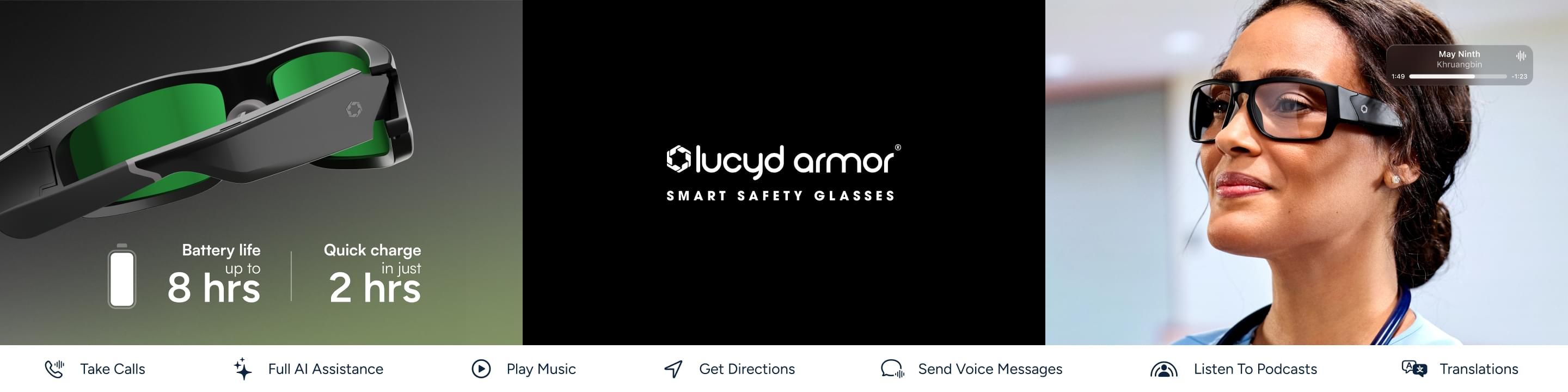 Lucyd Armor designer sunglassess Desktop banner