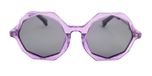 Crystal purple with glitter / Polarized grey color UV400 protection lenses