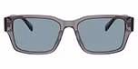 Transparent Grey / Light Blue Solid