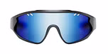MATTE BLACK / BLUE MIRROR POLARIZED LENS / UV400