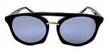 Black / Mirror effect grey color UV400 protection lenses