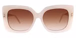 Transparent White / Gradient Brown