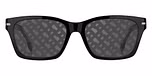 BLACK (GREY TOP LINEAR MIRROR SILVER) / ECO ACETATE