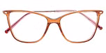 RED-BROWN MEDIUM TRANSPARENT