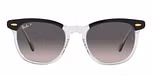 BLACK ON TRANSPARENT / black / grey gradient polarized