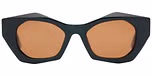 Black with Brown Lens