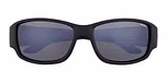 Matte Black with Solid Smoke Silver Flash Polarized Lenses