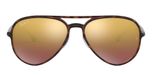 LIGHT HAVANA / havana / purple mirror gold grad polarized