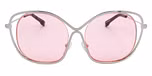 Silver / Pink color UV400 protection lenses