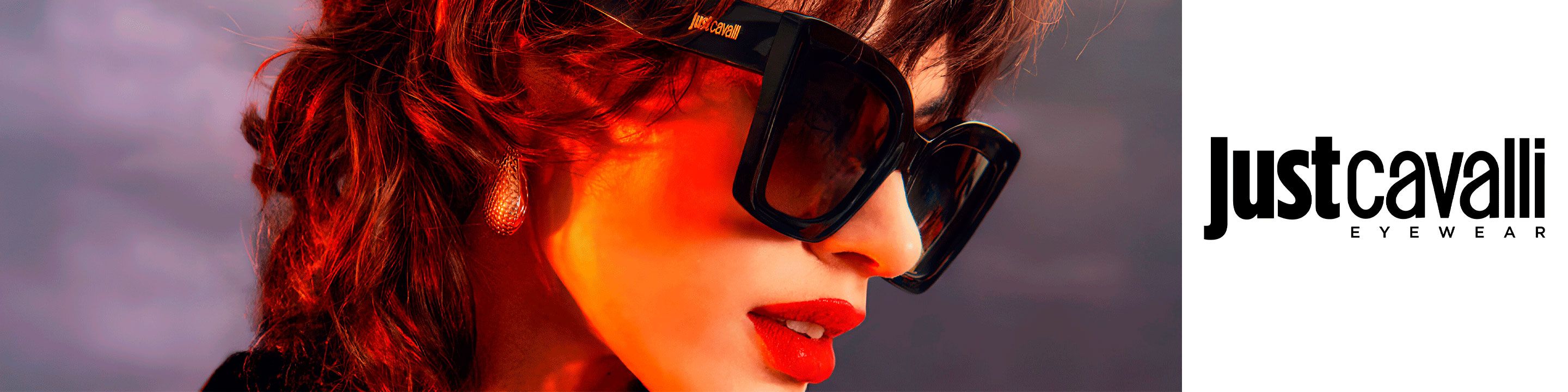 Just Cavalli designer sunglassess desktop banner