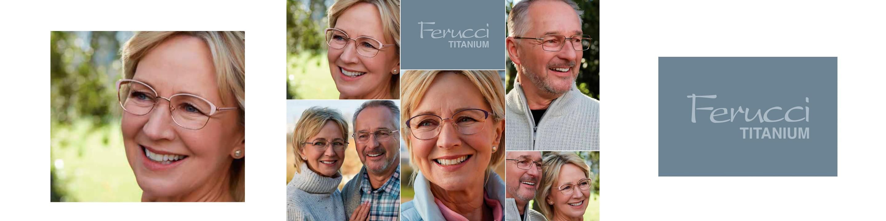 Ferucci Titanium designer sunglassess desktop banner