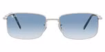 Silver / Blue
