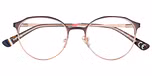 Plated brown / rose gold / animal print