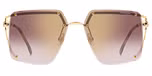 GOLD IVORY (GOLD MIRROR ON BURGUNDY SHADED)