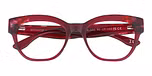 Gloss Cherry Red / 
Crystal Patterned Red Tort