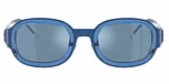 Shiny blue / Blue internal mirror silver