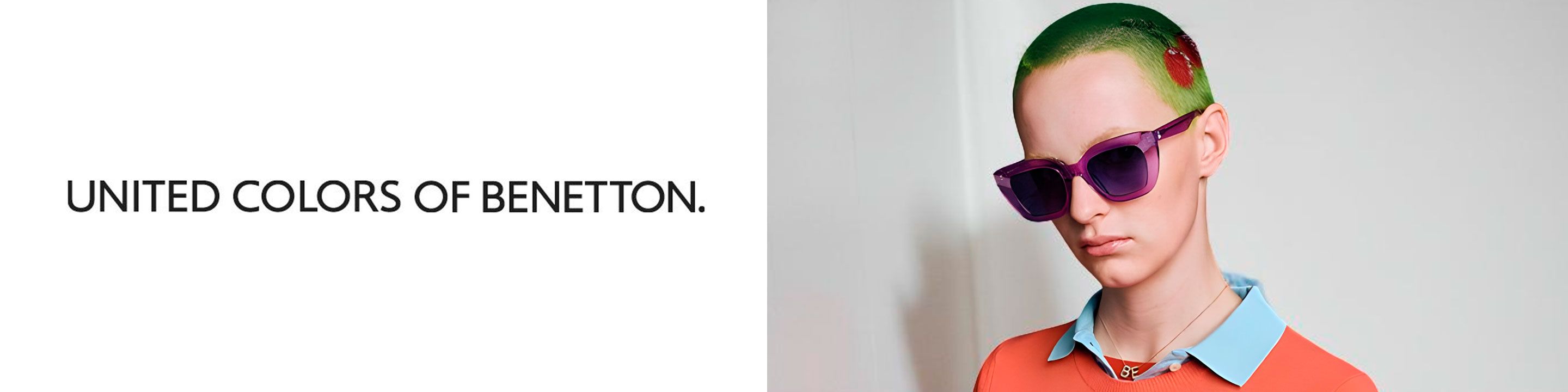 Occhiali da sole firmati Benetton desktop banner