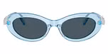 Transparent Light Blue / Blue / Dark Grey