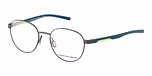 dark grey / blue, green
