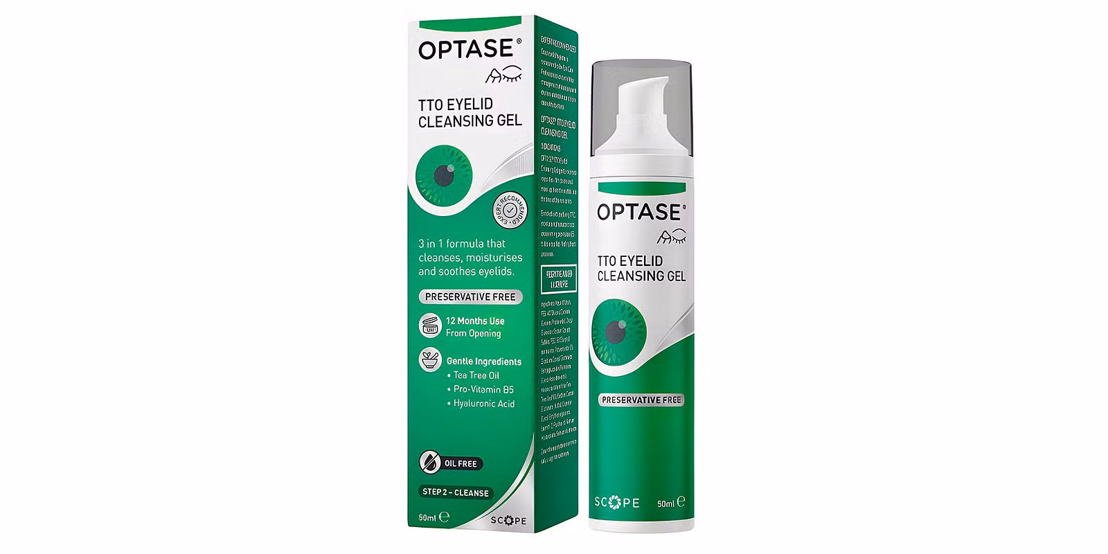 Optase Tea Tree Oil Eyelid Cleansing Gel