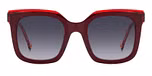 BURGUNDY PINK (DARK GREY SHADED)