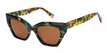 Green Tort / Brown Lens