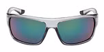 SHINY GREY / SHINY GREY / GRADUATED / GREEN POLARIZED
