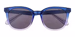 Crystal Indigo Blue/ Lavender Fade