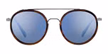 Shiny Gunmetal Brown Buffalo Acetate / Mineral Polarized 555nm Blue Cat 2 to 3