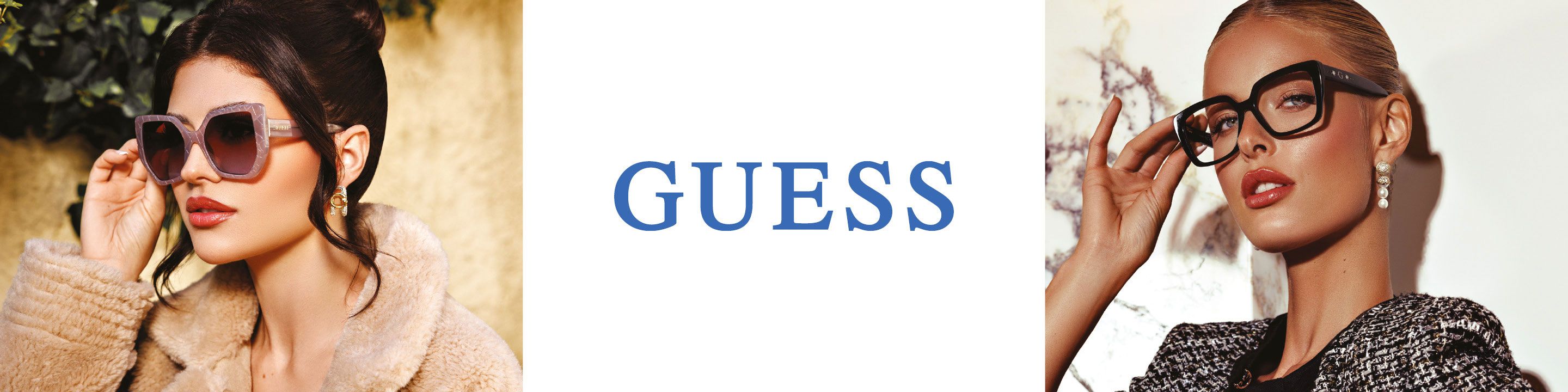 Guess designer sunglassess desktop banner