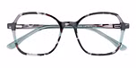 Gloss Patterned Red / 
Blue Crystal Tort / Aqua Blue/ Purple