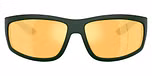 Matte Dark Green / Orange Mirror