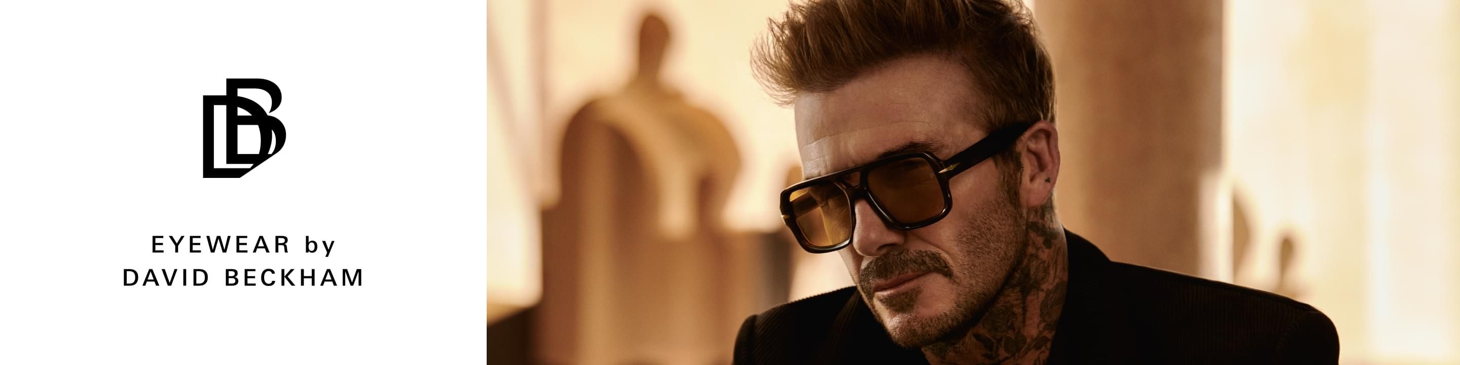 David Beckham 设计师太阳镜桌面 宣传横幅