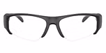 Transparent crystal solid black