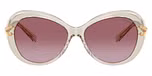 Transparent Beige / Brown / Violet Gradient
