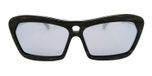 Black wooden effect pattern / Mirror effect grey color UV400 protection lenses
