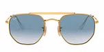 GOLD / gold / clear gradient blue