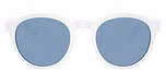 Shiny White / Light Blue