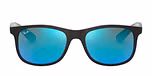 MATTE BLACK ON BLACK / black / flash blue